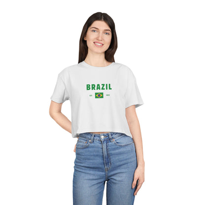 Brazil Heritage Cropped Tee