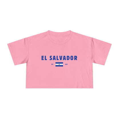 El Salvador Heritage Cropped Tee
