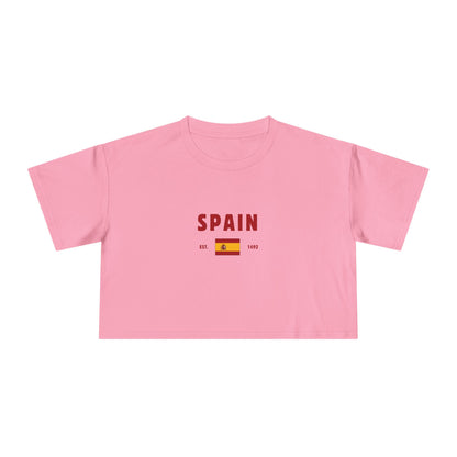 Spain Heritage Cropped Tee