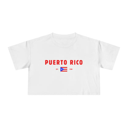 Puerto Rico Heritage Cropped Tee