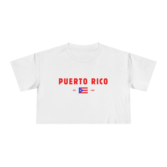 Puerto Rico Heritage Cropped Tee
