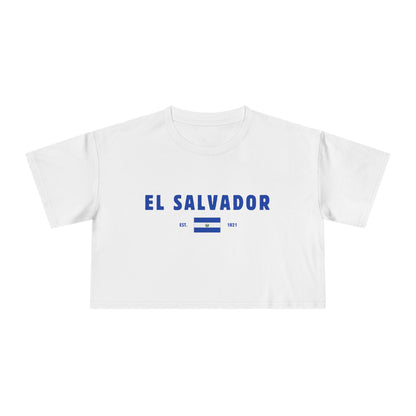 El Salvador Heritage Cropped Tee