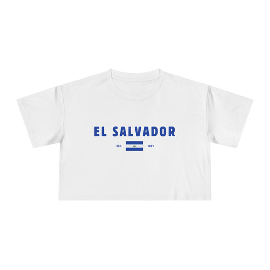 El Salvador Heritage Cropped Tee