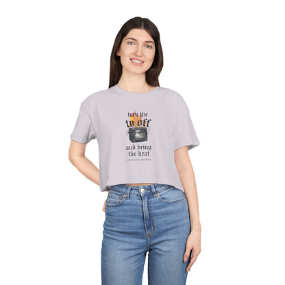 Turn the Heat Off Cropped Tee