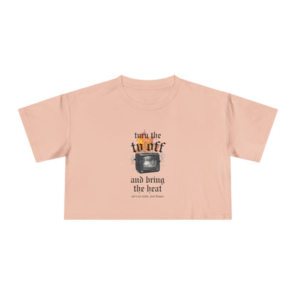 Turn the Heat Off Cropped Tee