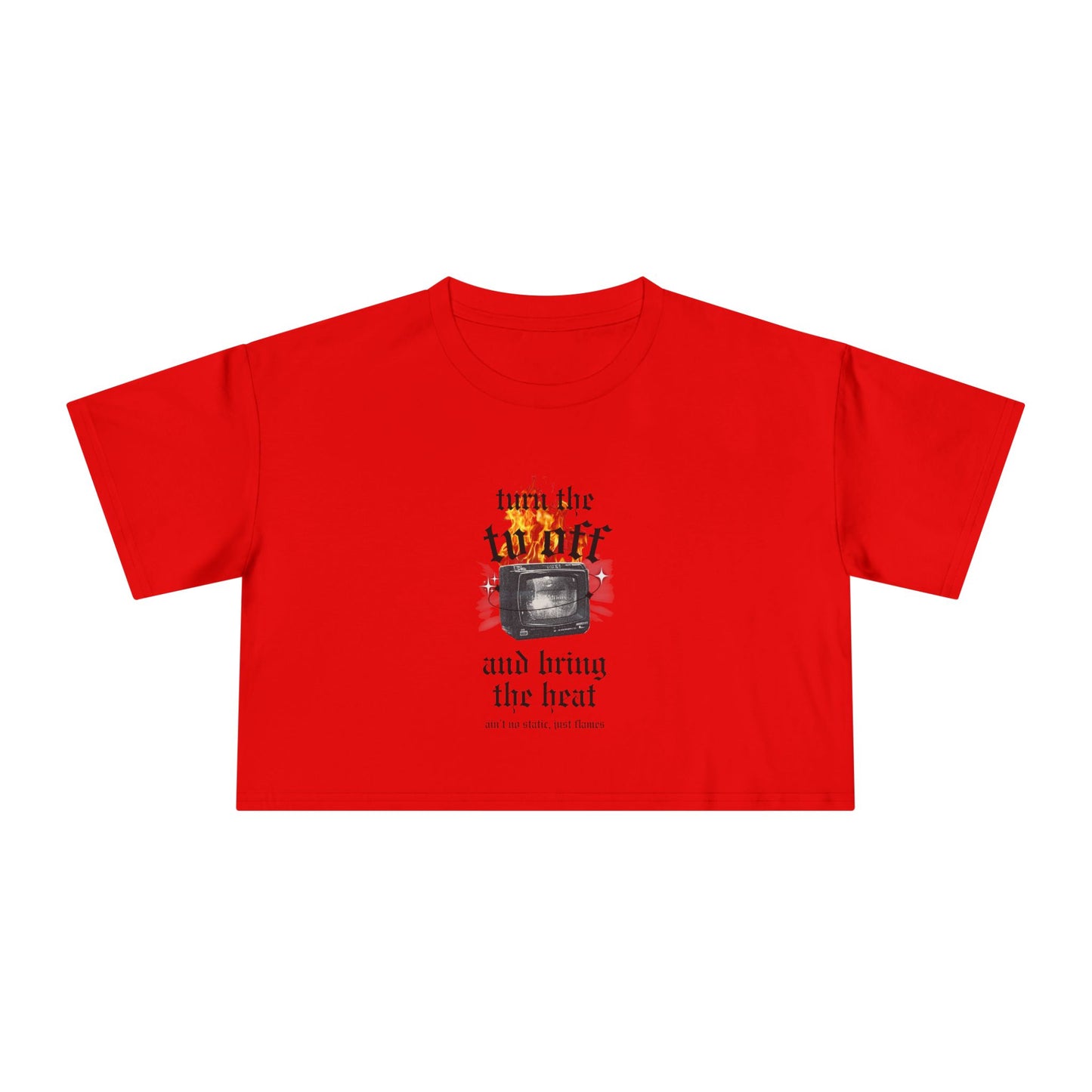 Turn the Heat Off Cropped Tee