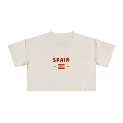 Spain Heritage Cropped Tee