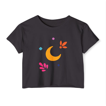 Luna Linda Elements Cropped Tee