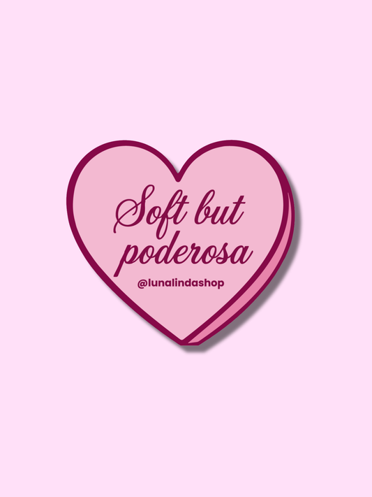 Soft but Poderosa Heart Sticker