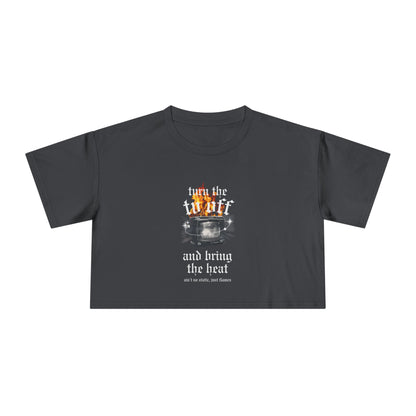Turn the Heat Off Cropped Tee