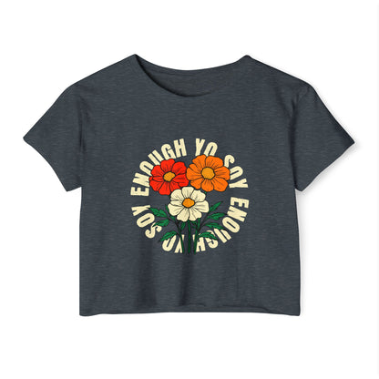 Soy Enough Cropped Tee