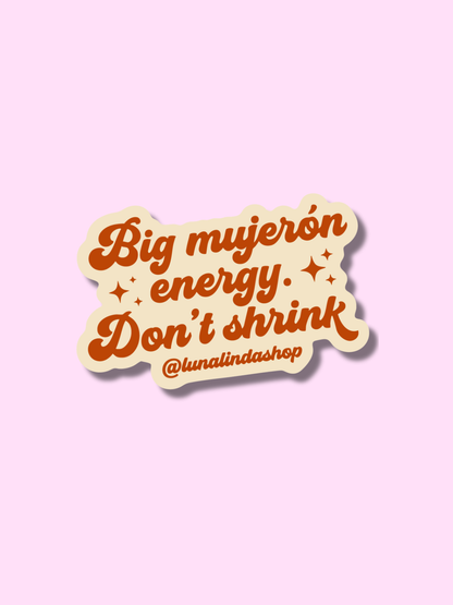 Mujerón Energy Sticker