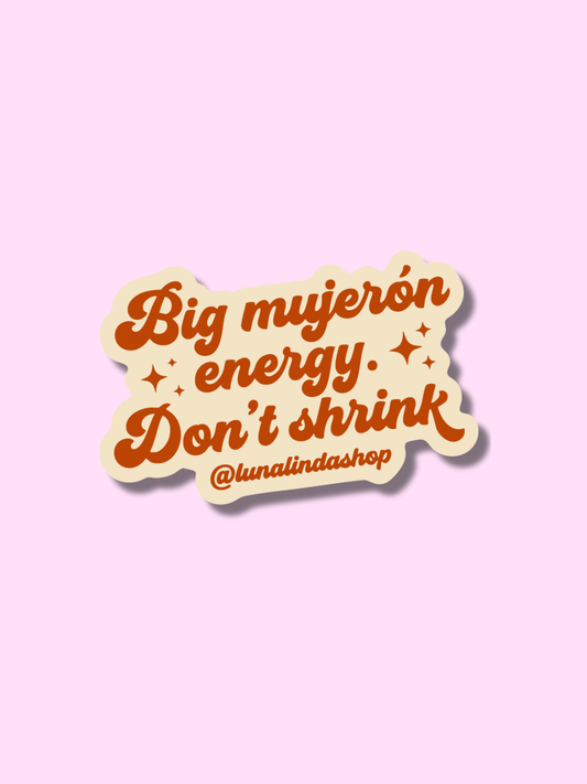 Mujerón Energy Sticker