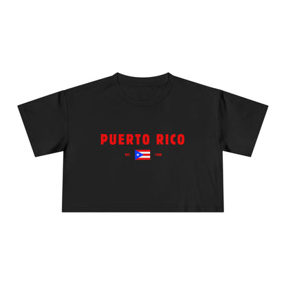 Puerto Rico Heritage Cropped Tee