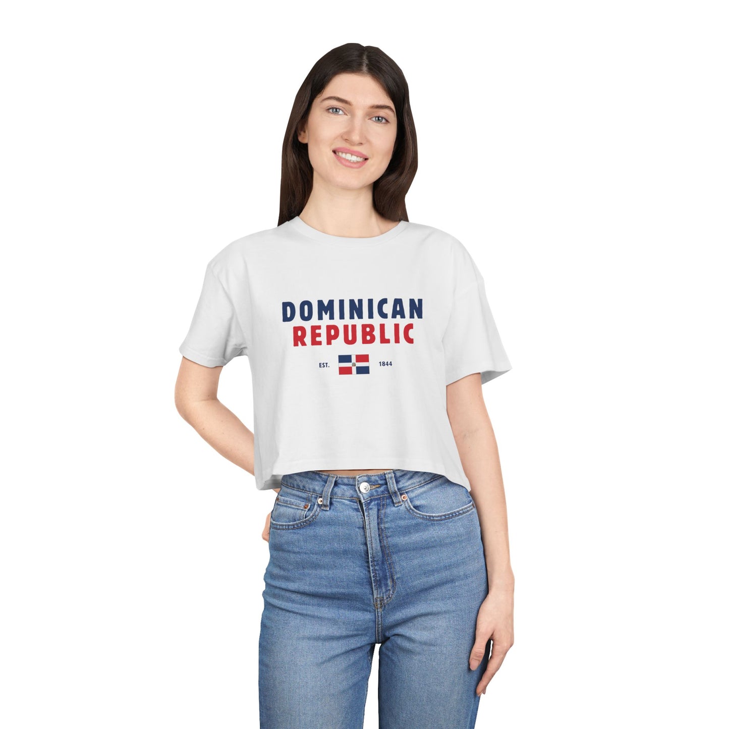 Dominican Republic Heritage Cropped Tee