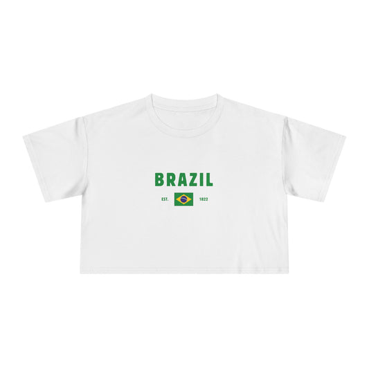 Brazil Heritage Cropped Tee