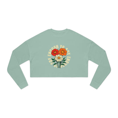 Soy Enough Cropped Sweatshirt