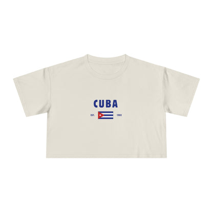 Cuba Heritage Cropped Tee