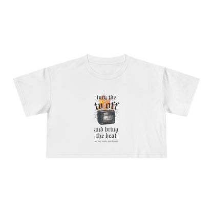 Turn the Heat Off Cropped Tee