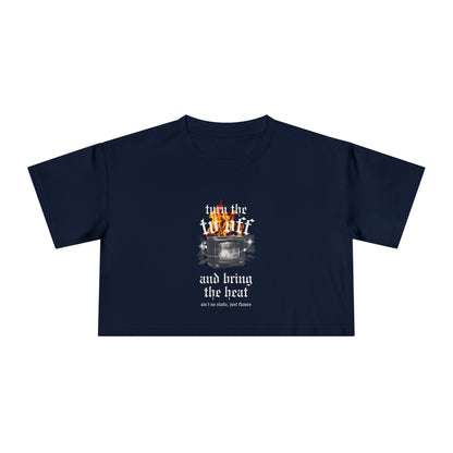 Turn the Heat Off Cropped Tee