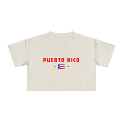 Puerto Rico Heritage Cropped Tee